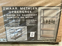 Zwaar metalen opbergrek/werkbank - afbeelding 1 van  5