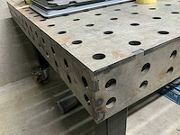 Zwaar metalen verrijdbare lastafel - afbeelding 3 van  4