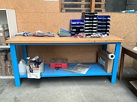 Zwaar metalen werkbank