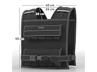 Zwaard vest 20 kg verstelbaar gewichtsjack voor mannen en vrouwen reflecterend tape 50 x 40 cm zwart - afbeelding 3 van  9
