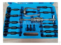 Zware doppenset met ratel 19-50 mm en stahlkaiser binnen en buitenlager trekkerset 10 delig - afbeelding 2 van  9