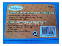 Zware doppenset met ratel 19-50 mm en stahlkaiser binnen en buitenlager trekkerset 10 delig - afbeelding 3 van  9