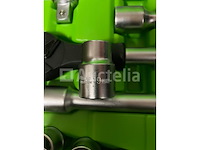 Zware doppenset met ratel 19-50 mm en stahlkaiser binnen en buitenlager trekkerset 10 delig - afbeelding 5 van  9