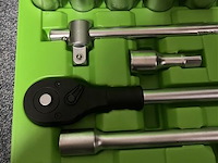 Zware doppenset met ratel 19-50 mm - afbeelding 2 van  6