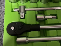 Zware doppenset met ratel 19-50 mm - afbeelding 2 van  6