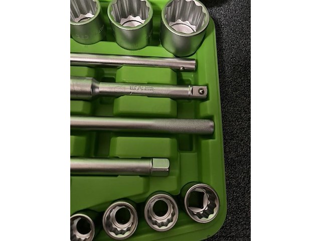 Zware doppenset met ratel 19-50 mm - afbeelding 4 van  6