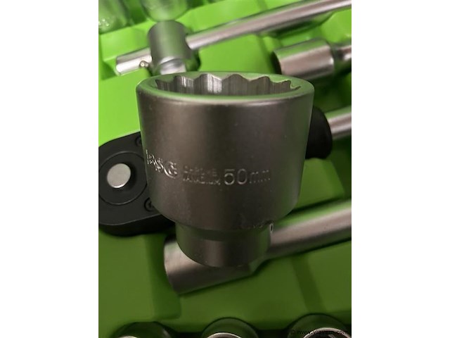 Zware doppenset met ratel 19-50 mm - afbeelding 5 van  6