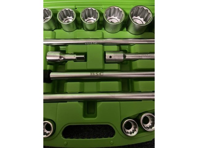 Zware doppenset met ratel 19-50 mm - afbeelding 3 van  6