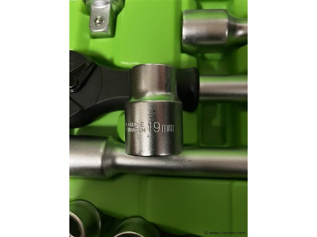 Zware doppenset met ratel 19-50 mm - afbeelding 6 van  6
