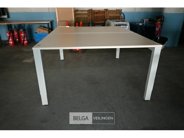 Zware dubbele bureautafel - afbeelding 2 van  5