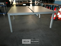 Zware dubbele bureautafel - afbeelding 3 van  5