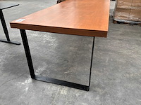 Zware eetkamertafel/werktafel/toontafel - afbeelding 2 van  6