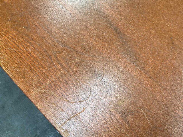 Zware eetkamertafel/werktafel/toontafel - afbeelding 5 van  6