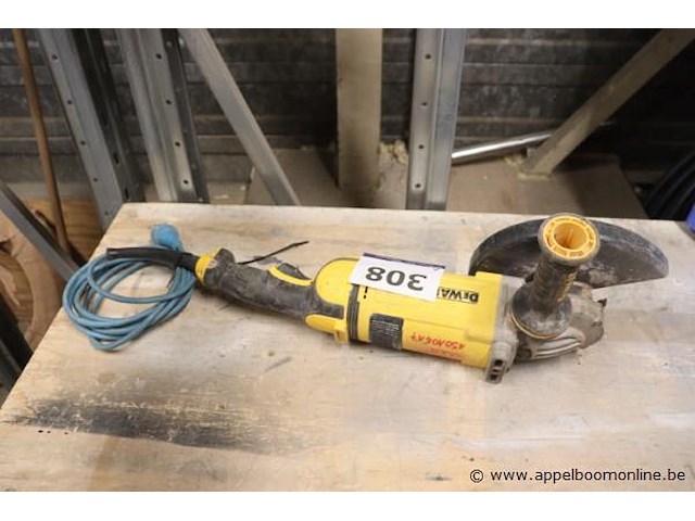 Zware haakse slijptol dewalt dwe4559-qs - afbeelding 2 van  3