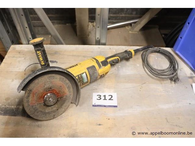 Zware haakse slijptol dewalt dwe4559-qs - afbeelding 1 van  3