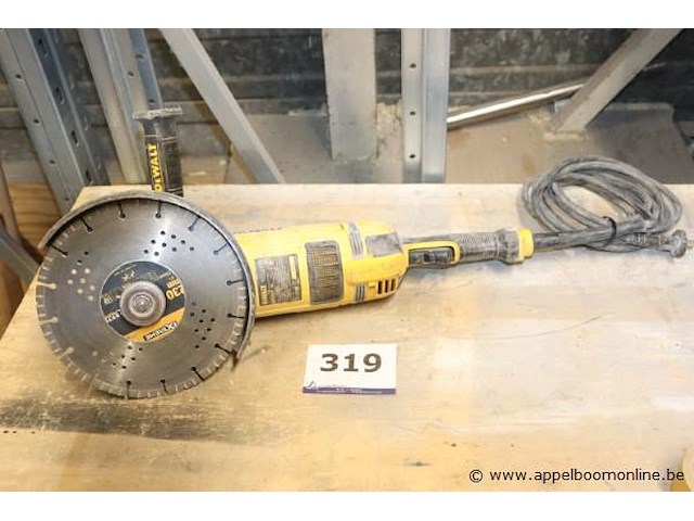 Zware haakse slijptol dewalt dwe4559-qs - afbeelding 1 van  3