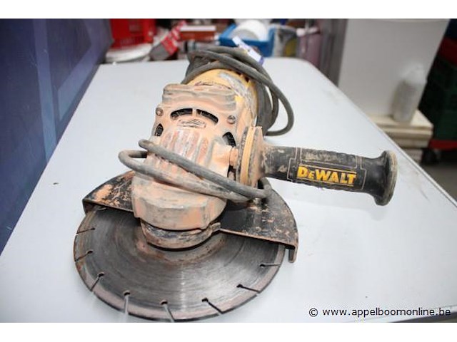 Zware haakse slijptol dewalt, werking niet gekend - afbeelding 2 van  2