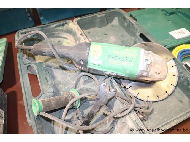 Zware haakse slijptol hitachi g23sc3 - afbeelding 3 van  4