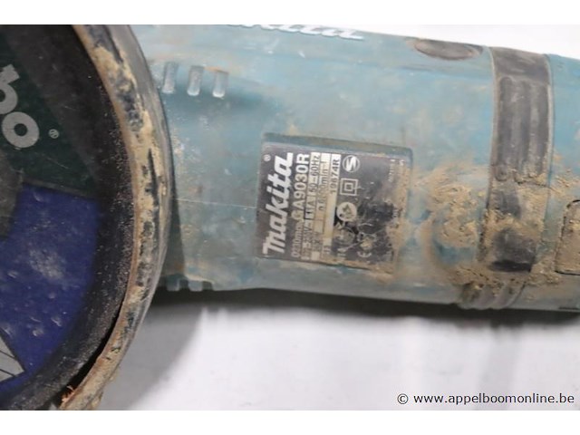 Zware haakse slijptol makita ga9030r, werking niet gekend - afbeelding 3 van  3