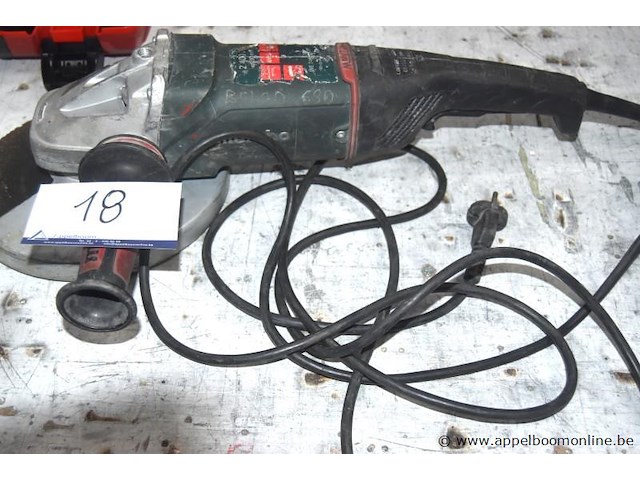 Zware haakse wlijptol metabo we24, werking niet gekend - afbeelding 1 van  3