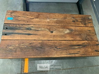 Zware houten salontafel - afbeelding 2 van  2