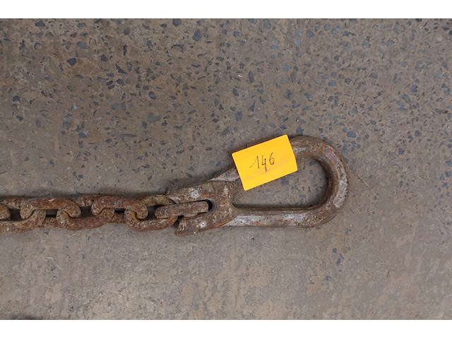 Zware ketting met haak en oog l.1,30m - afbeelding 3 van  4