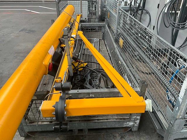 Zware kolom/zwenkarmkraanpaal skp met kettingtakel demag - afbeelding 2 van  21