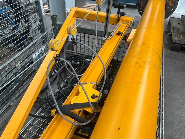 Zware kolom/zwenkarmkraanpaal skp met kettingtakel demag - afbeelding 13 van  21
