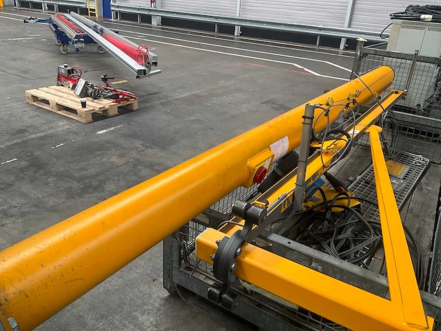 Zware kolom/zwenkarmkraanpaal skp met kettingtakel demag - afbeelding 12 van  21