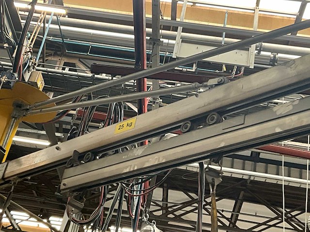 Zware kolom/zwenkarmkraanpaal statech met arm 25 kg. - afbeelding 2 van  14