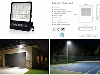 Zware led floodlight – 200w – 6400k koud wit – ip65 – borneo-200 (4 stuks) - afbeelding 2 van  5