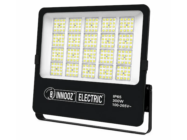 Zware led floodlight – 300w – 6400k koud wit – ip65 – borneo-300 (4 stuks) - afbeelding 4 van  5