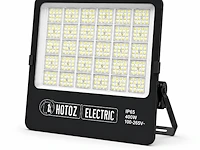 Zware led floodlight – 400w – 6400k koud wit – ip65 – borneo-400 (2 stuks) - afbeelding 3 van  5