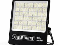 Zware led floodlight – 600w – 6400k koud wit – ip65 – borneo-600 (2 stuks) - afbeelding 2 van  5