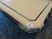 Zware marmeren tafel 106x210x75cm - afbeelding 2 van  6