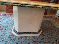 Zware marmeren tafel 106x210x75cm - afbeelding 5 van  6