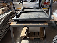 Zware metalen werkplaatstafel - afbeelding 3 van  3