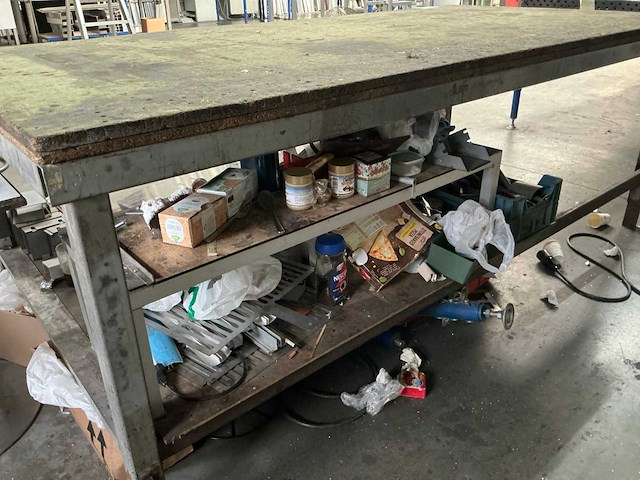 Zware metalen werktafel - afbeelding 6 van  6