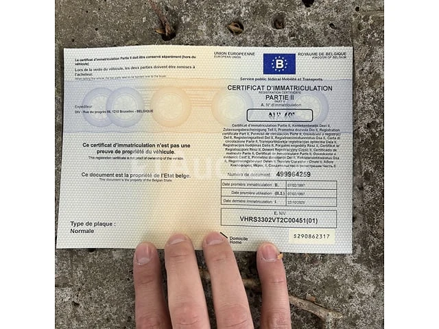 Zware overdekte oplegger kaiser s3302g37(vin:vrhs3302vt2c00451) - afbeelding 9 van  35