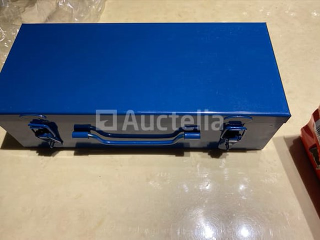 Zware slagdoppen set 10 delig stahlkaiser 22-50mm in metalen koffer - afbeelding 4 van  5