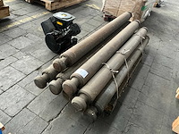 Zware stalen rollen (10x) - afbeelding 1 van  1