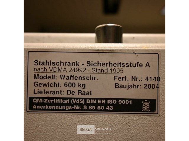 Zware wapenkluis stahlschrank - afbeelding 5 van  5