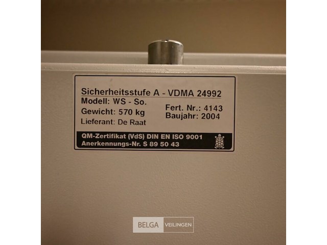 Zware wapenkluis stahlschrank - afbeelding 3 van  3