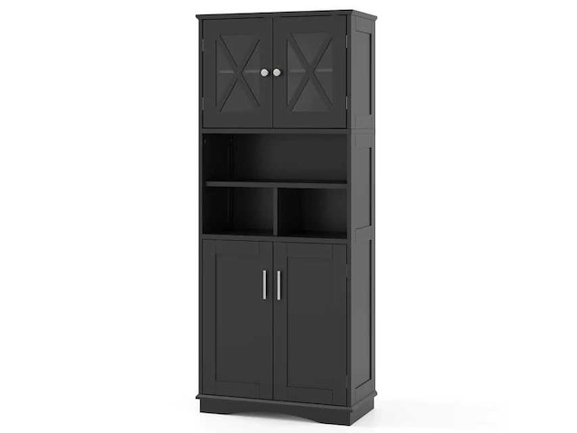 Zwart badkamermeubilair - afbeelding 1 van  6