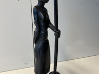 Zwart beeldje met kind - afbeelding 3 van  3