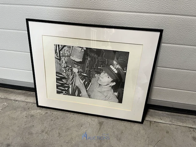 Zwart-witfoto in kader - afbeelding 2 van  3