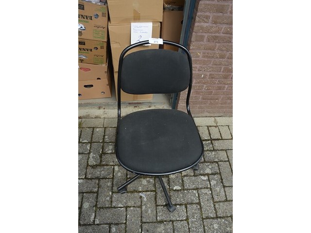 Zwarte bureelstoel - afbeelding 4 van  5