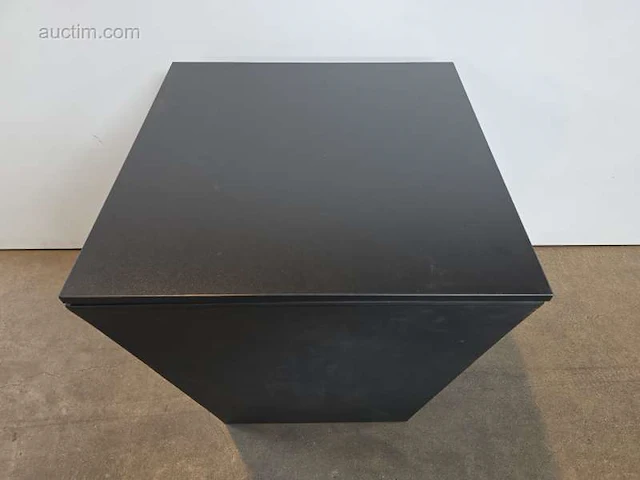 Zwarte conic dinertafels flexfurn (2x) - afbeelding 2 van  4