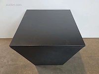 Zwarte conic dinertafels flexfurn (2x) - afbeelding 2 van  4