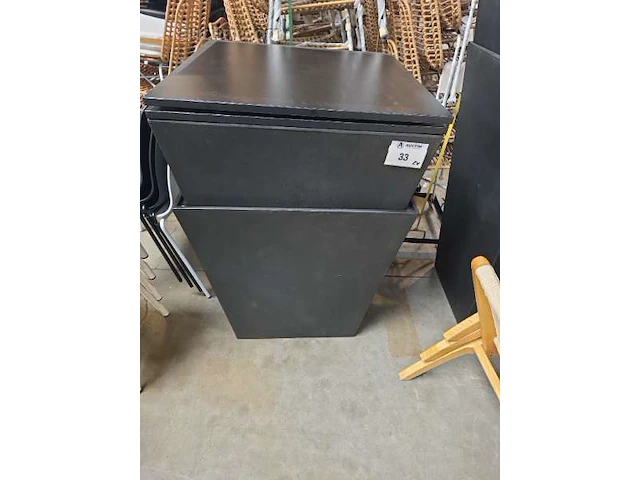 Zwarte conic dinertafels flexfurn (2x) - afbeelding 4 van  4